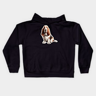 Basset Hound Kids Hoodie